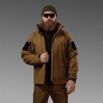 Комплект одежды Softshell Hawk Jacket & Pants. Защита от ветра и влаги. Койот 9
