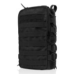 Тактический рюкзак на 10 л. Крепление Molle. Cordura 1000D. Черный