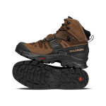 Ботинки Salomon Quest 4 Gore-tex. Койот/желтый 10