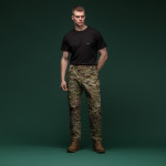 Футболка Basic Military T-shirt. Cotton and Elastane, черный 4