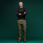 Тактическая рубашка Base Combat Shirt с длинным рукавом. Черный 5