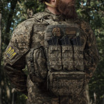 Сумка-напашник  стандартная. Материал Cordura 1000. Пиксель (мм-14) 3