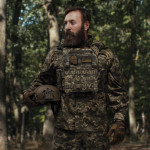 Плитоноска покращена (PRO) під бронеплити 25х30 см. Піксель (ММ-14) 15