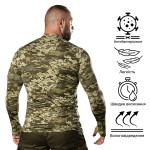 Кофта-лонгслів Thorax Pro LVL1 SJ, Camotec. Піксель (мм-14) 3