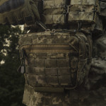 Сумка-напашник PRO. Размер L (16х22 см). Материал Cordura 1000. Пиксель (мм-14) 4