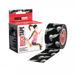 Кинезио тейп RockTape Design. Эластичная лента 5 см х 5 м. Black Skull Кинезио тейп RockTape Design. Эластичная лента 5 см х 5 м. Black Skull