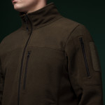 Флисовая кофта Ukrarmor Patrol Pullover Fleece Ranger green. Polyester, windproof 3
