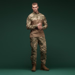Тактическая рубашка Core Combat Shirt, длинный рукав, комбинированные материалы. Пиксель (мм-14) 7