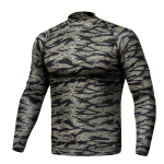 Рашгард тактический Raptor Rashguard Tiger Stripes. Slim fit, полиэстер Рашгард тактический Raptor Rashguard Tiger Stripes. Slim fit, полиэстер