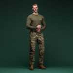 Кофта-лонгслів Ukrarmor Pulse Longsleeve. Cotton and Elastane. Олива 3