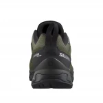 Трекінгові кросівки Salomon X Ward Leather Gore-Tex®. Оливково-чорні 3