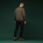 Свитшот Base Soft Sweatshirt. Свободный стиль. Цвет Олива/Olive 6