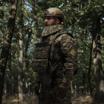 Сумка-напашник  стандартная. Материал Cordura 1000. Пиксель (мм-14) 8
