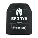 Керамическая бронеплита 6 класса Bronyx. Вес 3.3 кг. Размер M (25х30 см) 4