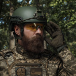 Очки тактические Trevix со сменными поликарбонатными линзами. Олива 10