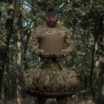 Тактическая сумка баул на 100 л. Cordura 500D. Водостойкая. Мультикам 9