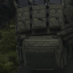 Сумка-напашник PRO. Размер L (16х22 см). Материал Cordura 1000. Олива 3