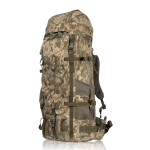 Тактический рюкзак на 75 л с чехлом от дождя. Ткань Cordura 1000 D. Пиксель Тактический рюкзак на 75 л с чехлом от дождя. Ткань Cordura 1000 D. Пиксель
