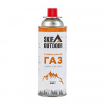 Газовый туристический баллон Skif Outdoor. Цанговый с клапаном, 220 г. Газовый туристический баллон Skif Outdoor. Цанговый с клапаном, 220 г.