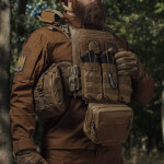 Комплект спорядження Commando Elite Tactical Assault Kit. Під 27х35.5 см бронеплити. Койот 3