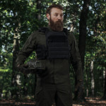 Бронежилет 6-го класу (PRO). Вага 5.7 кг. Керамічні плити Shield Germany 2.65 кг. Чорний 9