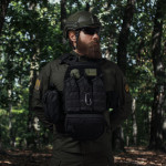Потрійний підсумок під магазини АК/АR. Cordura 1000. Molle. Чорний 4