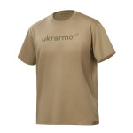 Мужская футболка с логотипом Logo Tee Ukrarmor. Cotton. Цвет койот Мужская футболка с логотипом Logo Tee Ukrarmor. Cotton. Цвет койот