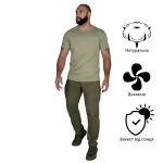 Футболка Bavovna Camotec. Cotton. Світла олива 3