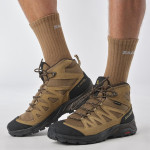 Треккинговые ботинки Salomon X Ward Leather MID Gore-Tex. Коричневый 3