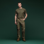 Комплект футболок Basic Military T-shirt. Материал Cottone/Elastane, олива 4